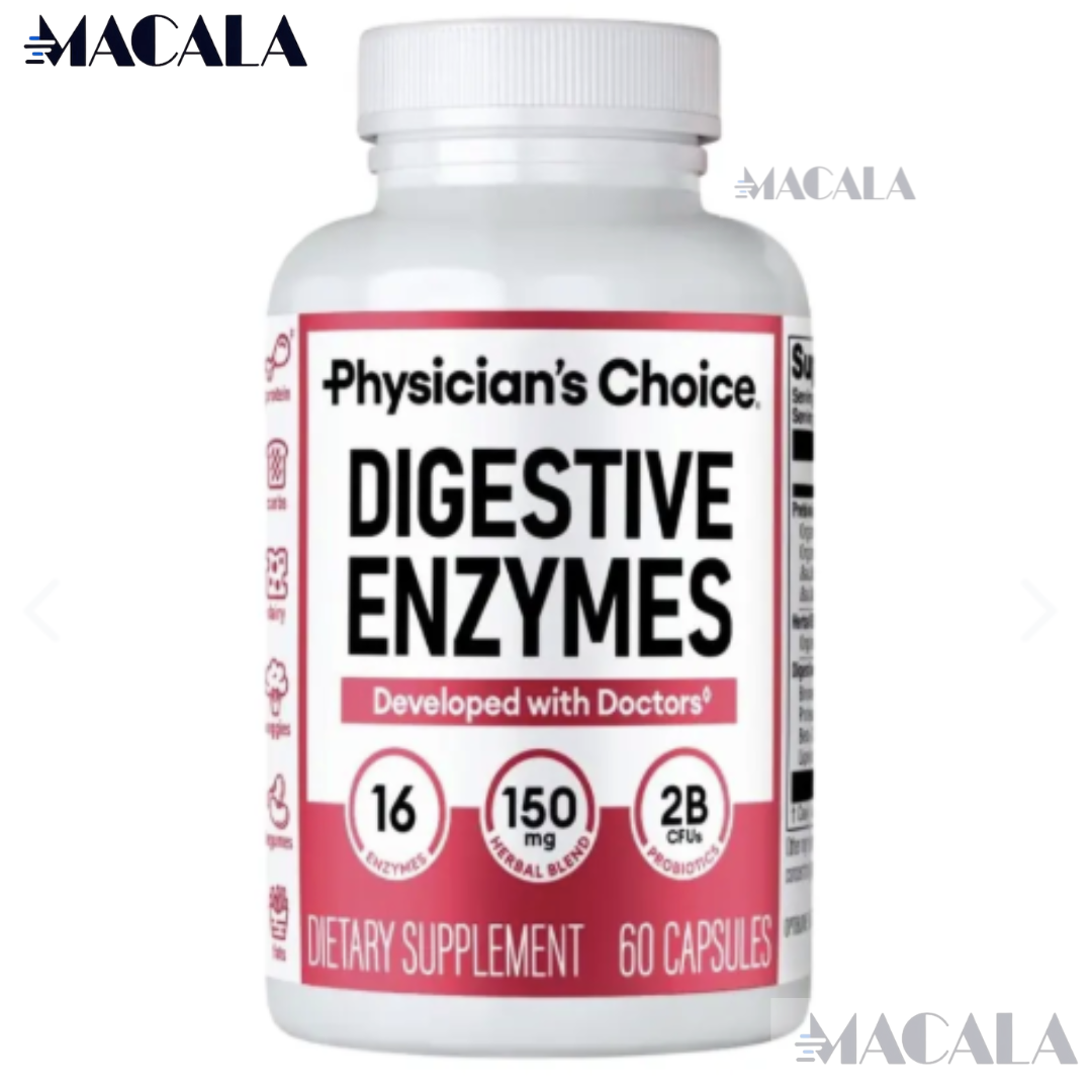 Digestive Enzymes- Ayuda digestiva 60 CAPSULAS