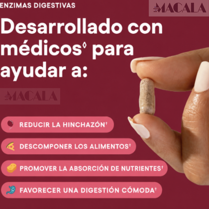 Digestive Enzymes- Ayuda digestiva 60 CAPSULAS