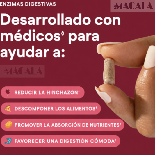 Digestive Enzymes- Ayuda digestiva 60 CAPSULAS